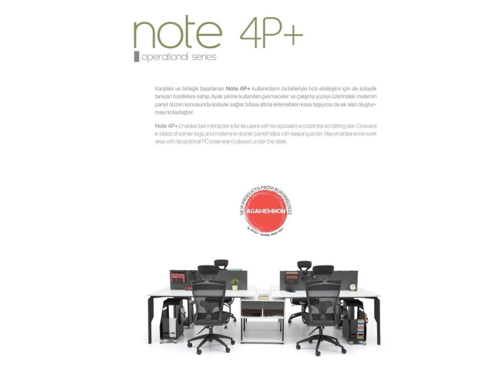 Note 4p+çalışma masası